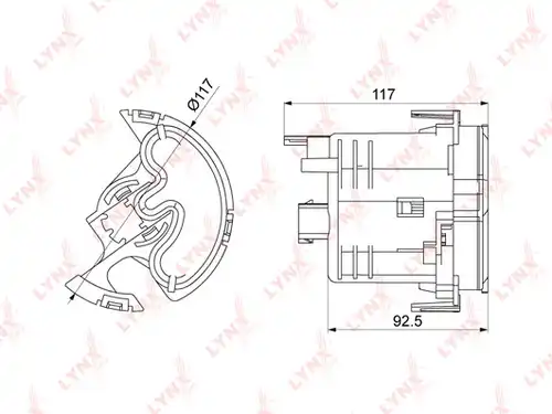 горивен филтър LYNXauto LF-1071M