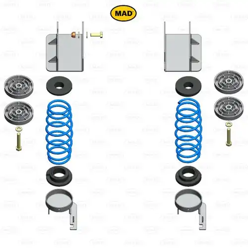 комплект за ходовата част, пружини MADDVSE HV-064290