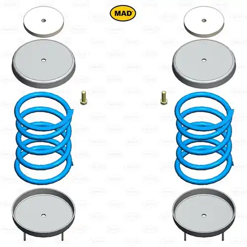 комплект за ходовата част, пружини MADDVSE HV-138130