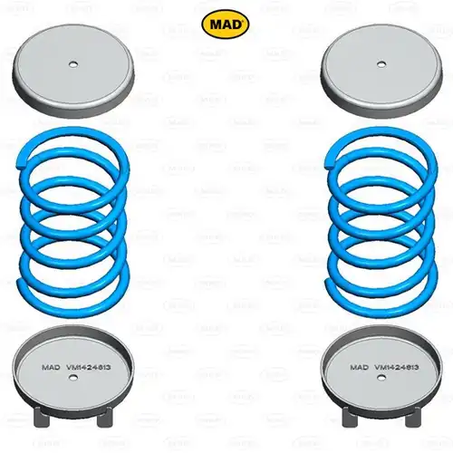комплект за ходовата част, пружини MADDVSE HV-148180
