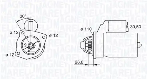 стартер MAGNETI MARELLI 063217154010