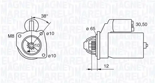 стартер MAGNETI MARELLI 063280060010