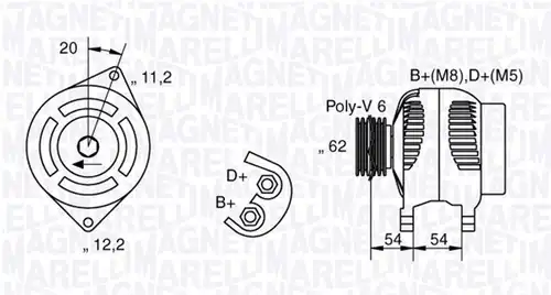 генератор MAGNETI MARELLI 063321803010