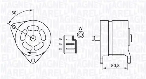 генератор MAGNETI MARELLI 063324199010