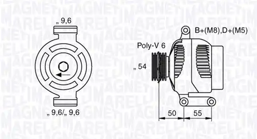 генератор MAGNETI MARELLI 063358062010