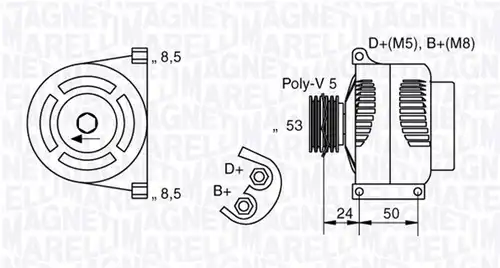 генератор MAGNETI MARELLI 063377002010