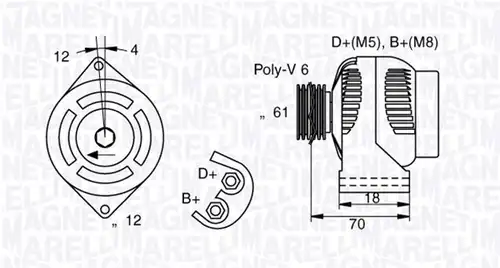 генератор MAGNETI MARELLI 063377005010