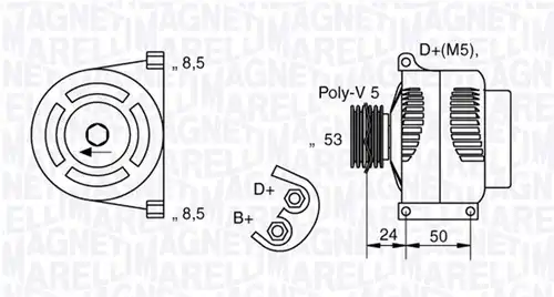 генератор MAGNETI MARELLI 063377009010