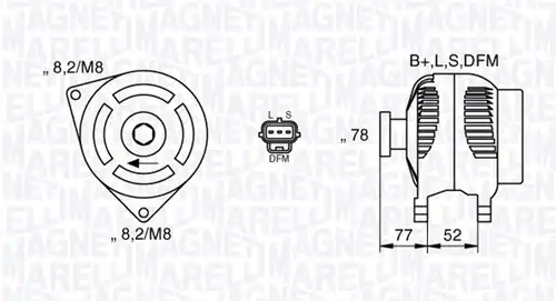 генератор MAGNETI MARELLI 063377418010