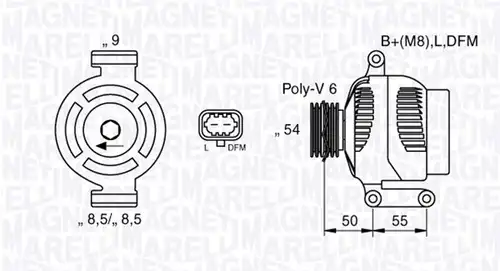 генератор MAGNETI MARELLI 063377424010