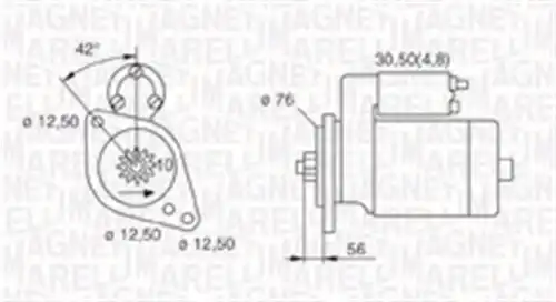 стартер MAGNETI MARELLI 063521230120