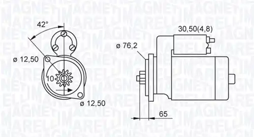 стартер MAGNETI MARELLI 063521230140