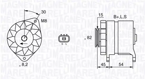 генератор MAGNETI MARELLI 063532605010