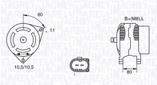 генератор MAGNETI MARELLI 063533251220