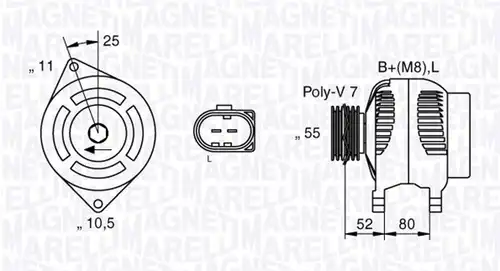 генератор MAGNETI MARELLI 063535250200