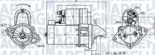 стартер MAGNETI MARELLI 063720519010