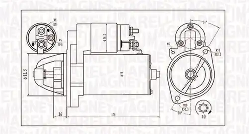 стартер MAGNETI MARELLI 063721202010