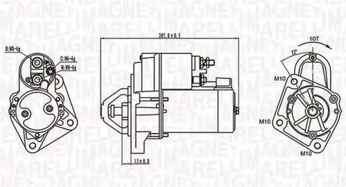 стартер MAGNETI MARELLI 063721289010