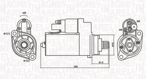 стартер MAGNETI MARELLI 063721405010