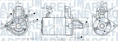 стартер MAGNETI MARELLI 063721422010