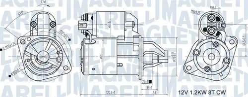 стартер MAGNETI MARELLI 063721465010