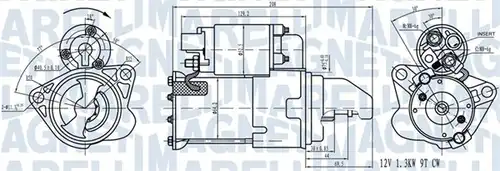 стартер MAGNETI MARELLI 063721543010