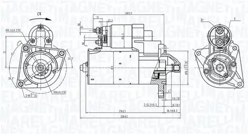 стартер MAGNETI MARELLI 063725399010