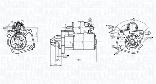 стартер MAGNETI MARELLI 063726281010