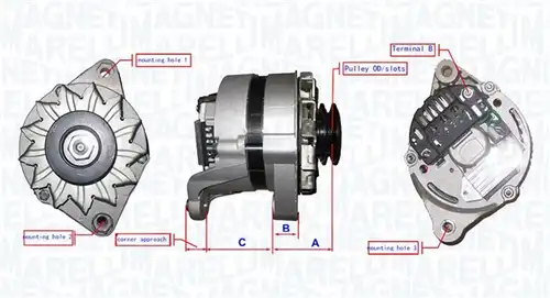 генератор MAGNETI MARELLI 063730822010