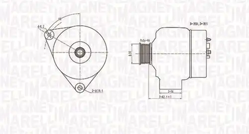 генератор MAGNETI MARELLI 063731301010