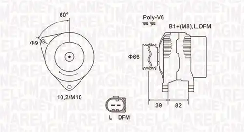 генератор MAGNETI MARELLI 063731588010