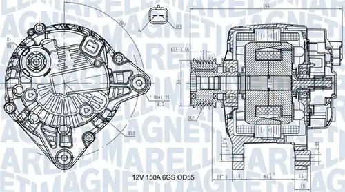 генератор MAGNETI MARELLI 063731617810