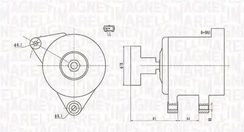 генератор MAGNETI MARELLI 063731649010