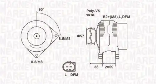 генератор MAGNETI MARELLI 063731675010