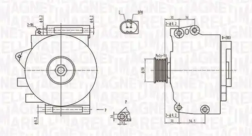 генератор MAGNETI MARELLI 063731701010