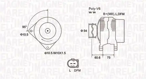 генератор MAGNETI MARELLI 063731757010