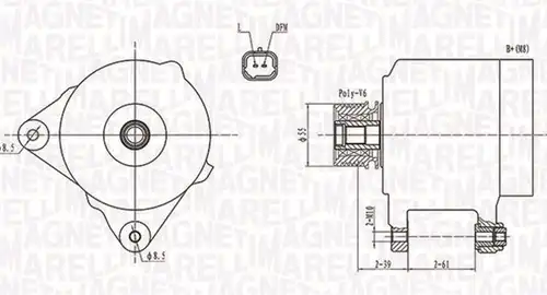 генератор MAGNETI MARELLI 063731762010