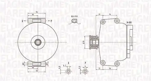 генератор MAGNETI MARELLI 063731846010