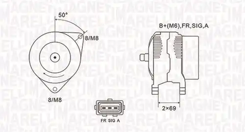 генератор MAGNETI MARELLI 063731857010