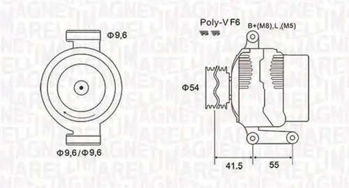 генератор MAGNETI MARELLI 063731862010