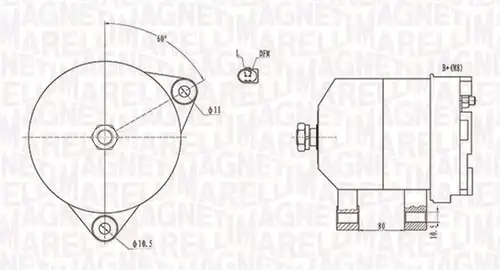 генератор MAGNETI MARELLI 063731913010