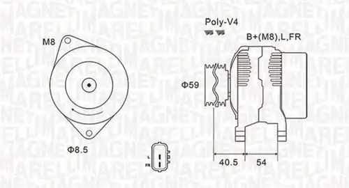 генератор MAGNETI MARELLI 063731927010