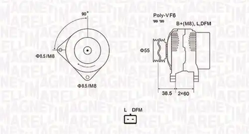 генератор MAGNETI MARELLI 063731933010