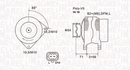 генератор MAGNETI MARELLI 063731960010