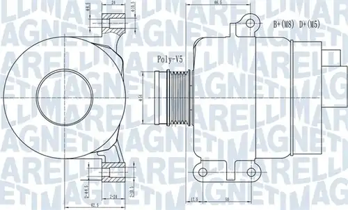 генератор MAGNETI MARELLI 063731969010