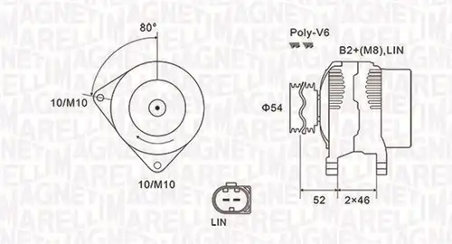 генератор MAGNETI MARELLI 063731970010