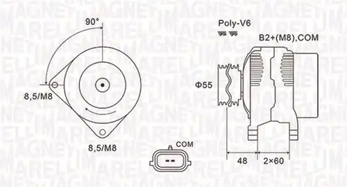 генератор MAGNETI MARELLI 063731974010