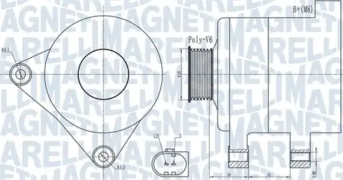 генератор MAGNETI MARELLI 063731986010