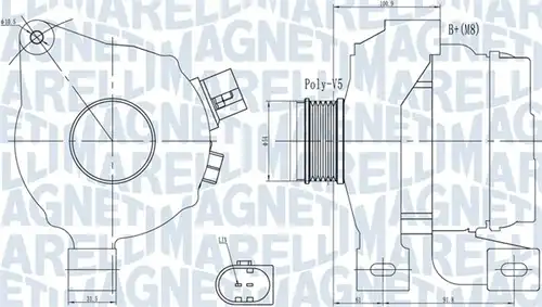 генератор MAGNETI MARELLI 063732001010