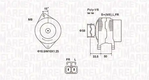 генератор MAGNETI MARELLI 063732020010